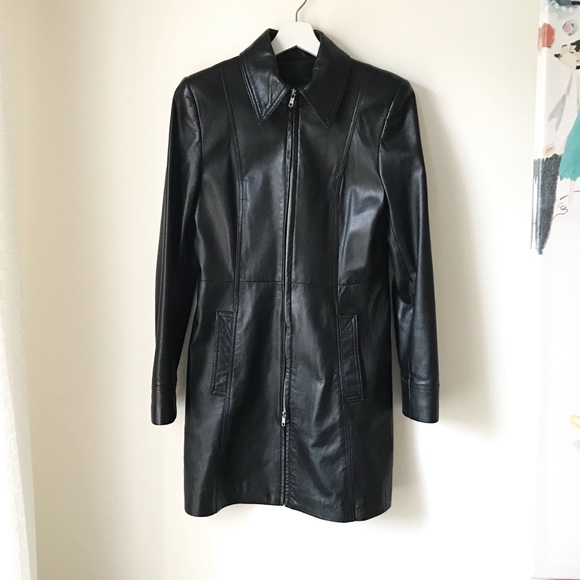 Danier 3/4 length leather jacket - Picture 4 of 15
